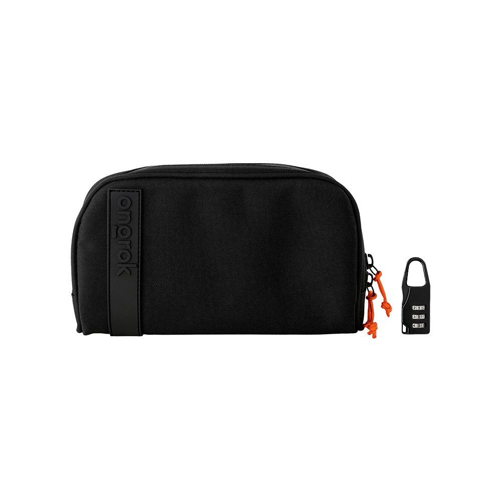 ONGROK Medium Carbon - Lined Lockable Wallet - Black - MediVape New Zealand