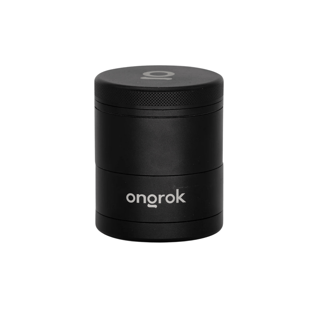 ONGROK Pyramid Tooth Aluminum Storage Grinder | 5pc - Black - MediVape New Zealand