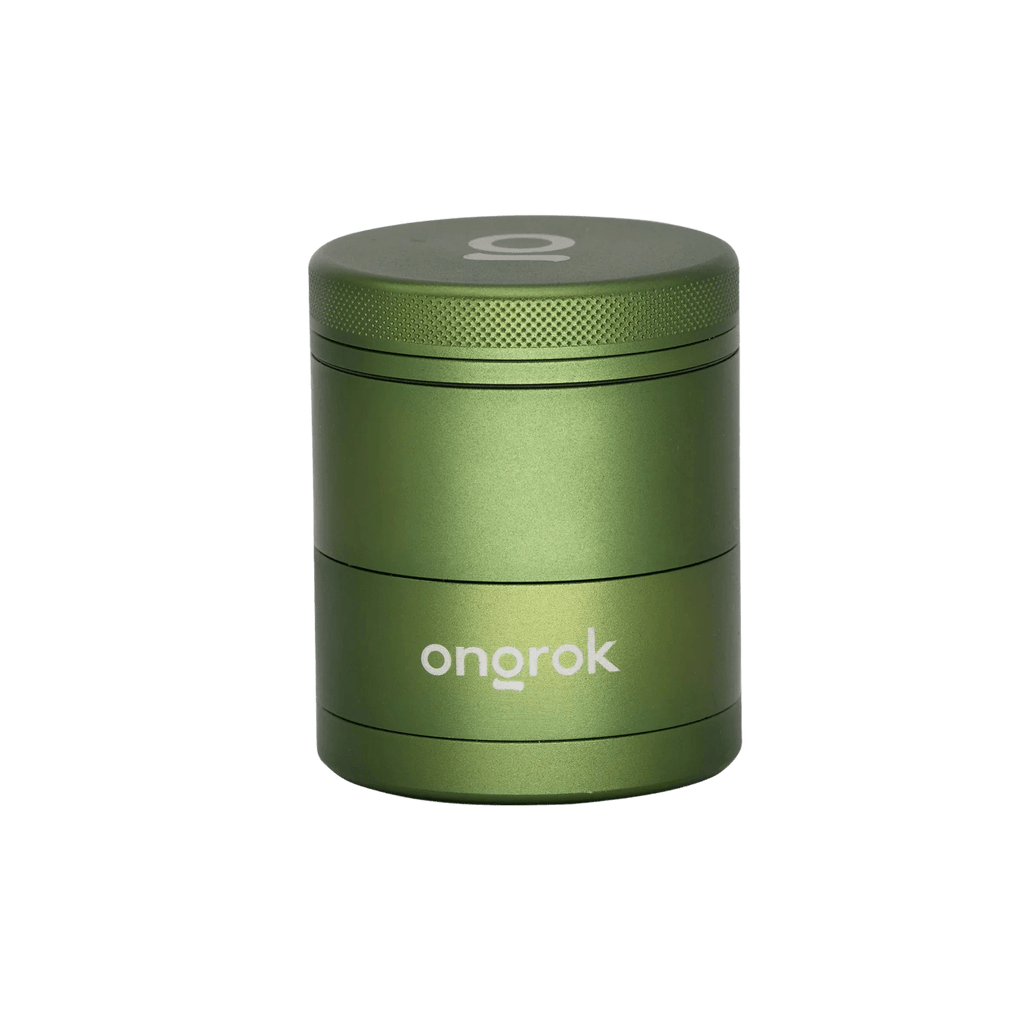ONGROK Pyramid Tooth Aluminum Storage Grinder | 5pc - Green - MediVape New Zealand