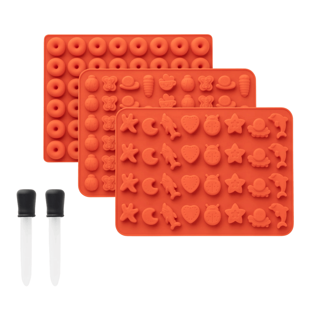 ONGROK Silicone Gummy Molds - 3 pack (Shapes) - MediVape New Zealand