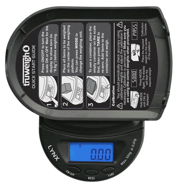 Tru Weigh Digital Scale - Lynx 100 x 0.01 - MediVape New Zealand