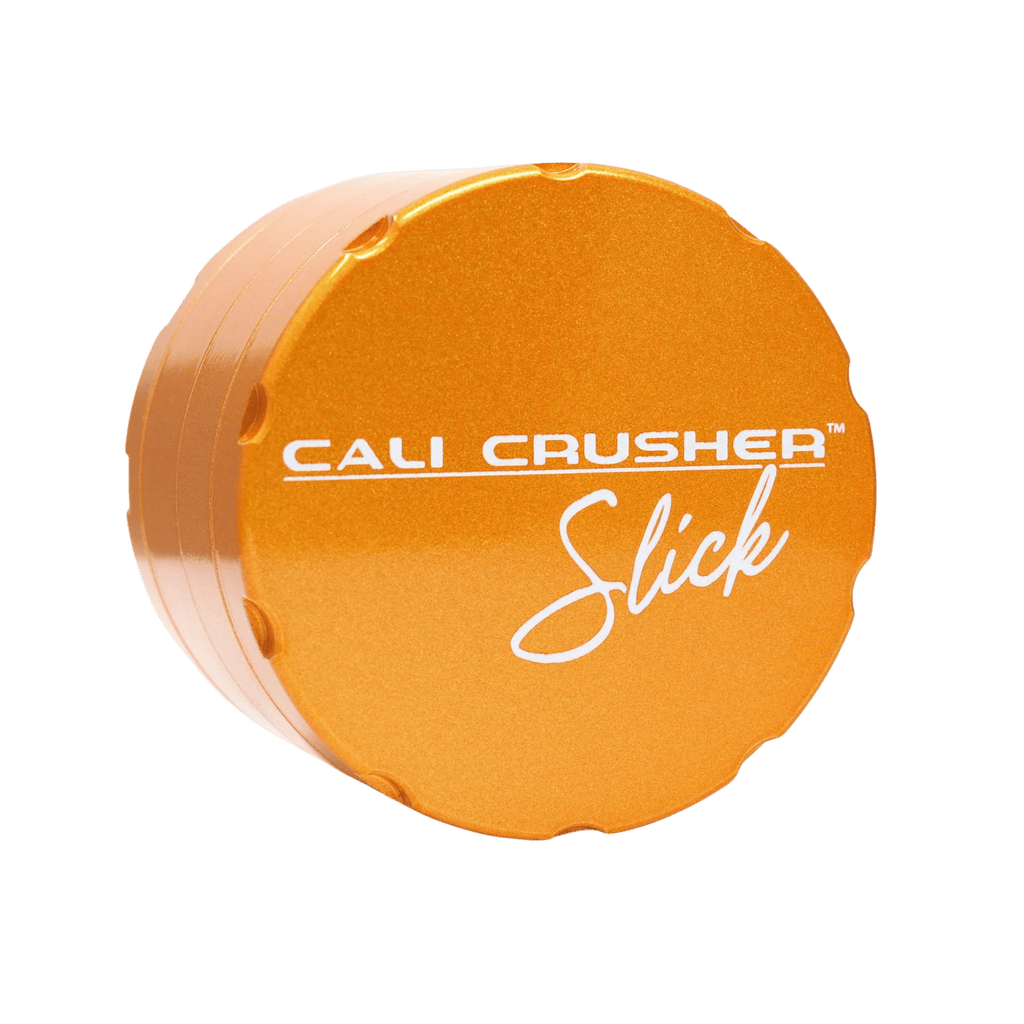 Cali Crusher OG Slick 2.5" 4 Piece Non-stick Hard Top - Orange - MediVape New Zealand